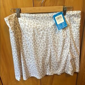 Columbia Leopard Print Omni Wick Qualifier Skort